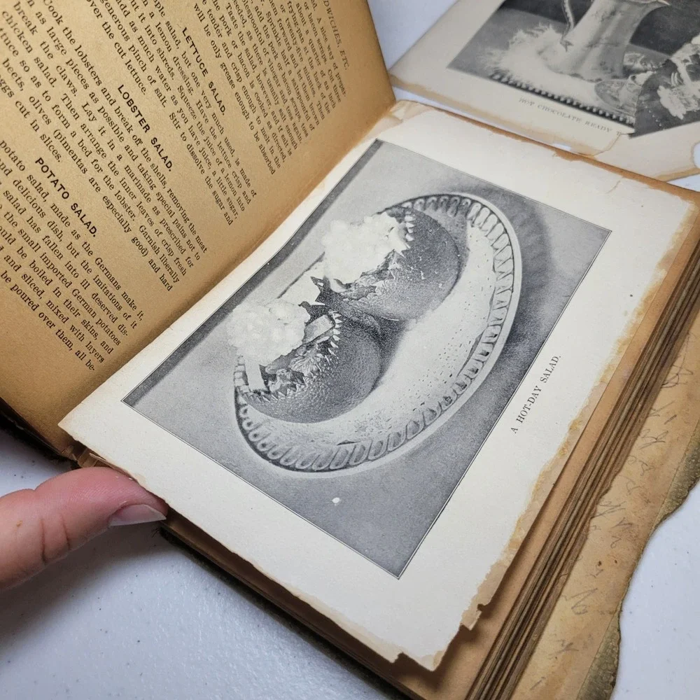 Grand Union 1902 Antique Cook Book Compton Hardcover‎ Vintage Recipes Fair
